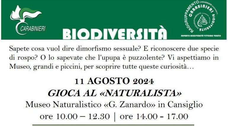 CANSIGLIO: "Gioca al naturalista" con il Reparto Biodiversità