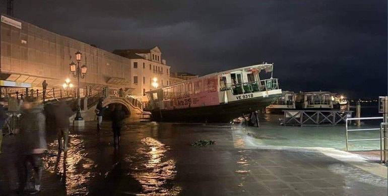 Cinque anni fa l’”Acqua Granda” a Venezia