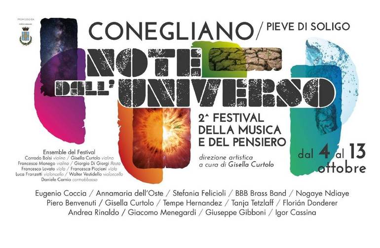 CONEGLIANO: “Note dall’Universo”, festival della musica e del pensiero