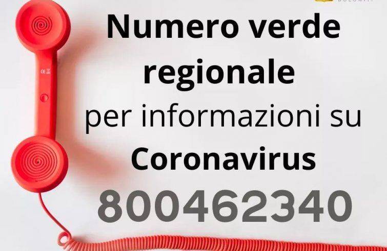 Coronavirus: 800462340 il numero verde della Regione Veneto