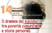 VITTORIO VENETO: serata su suicidi e povertà comunitaria