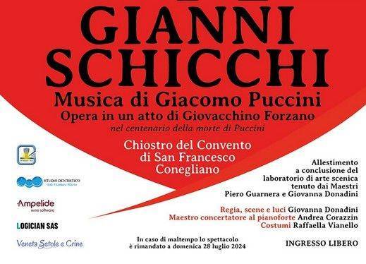CONEGLIANO: il "Gianni Schicchi" di Puccini
