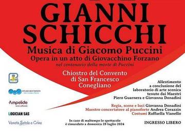 CONEGLIANO: il "Gianni Schicchi" di Puccini