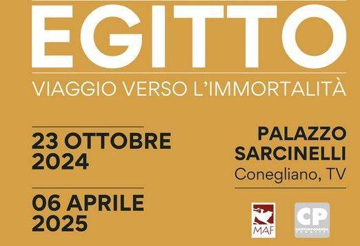 CONEGLIANO: mostra sull'Egitto, prevendita scontata