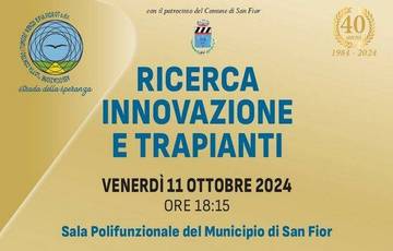 SAN FIOR: convegno su “Ricerca, innovazione e trapianti