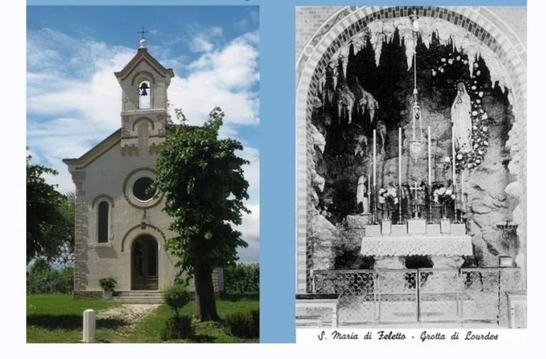 SANTA MARIA DI FELETTO: cento anni dell'oratorio della Beata Vergine di Lourdes