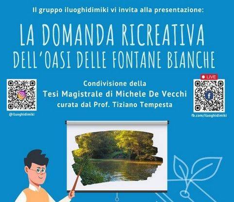 SERNAGLIA: presentazione della tesi di Michele De Vecchi