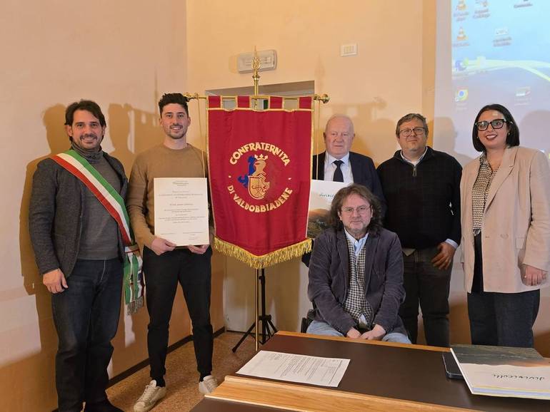 VALDOBBIADENE: a Simone Geronazzo il premio di studio della Fondazione Valdobbiadene Spumante