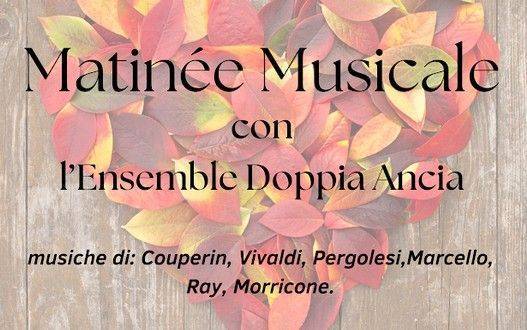 FOLLINA: “Matinée Musicale” con il trio Tre Doppie